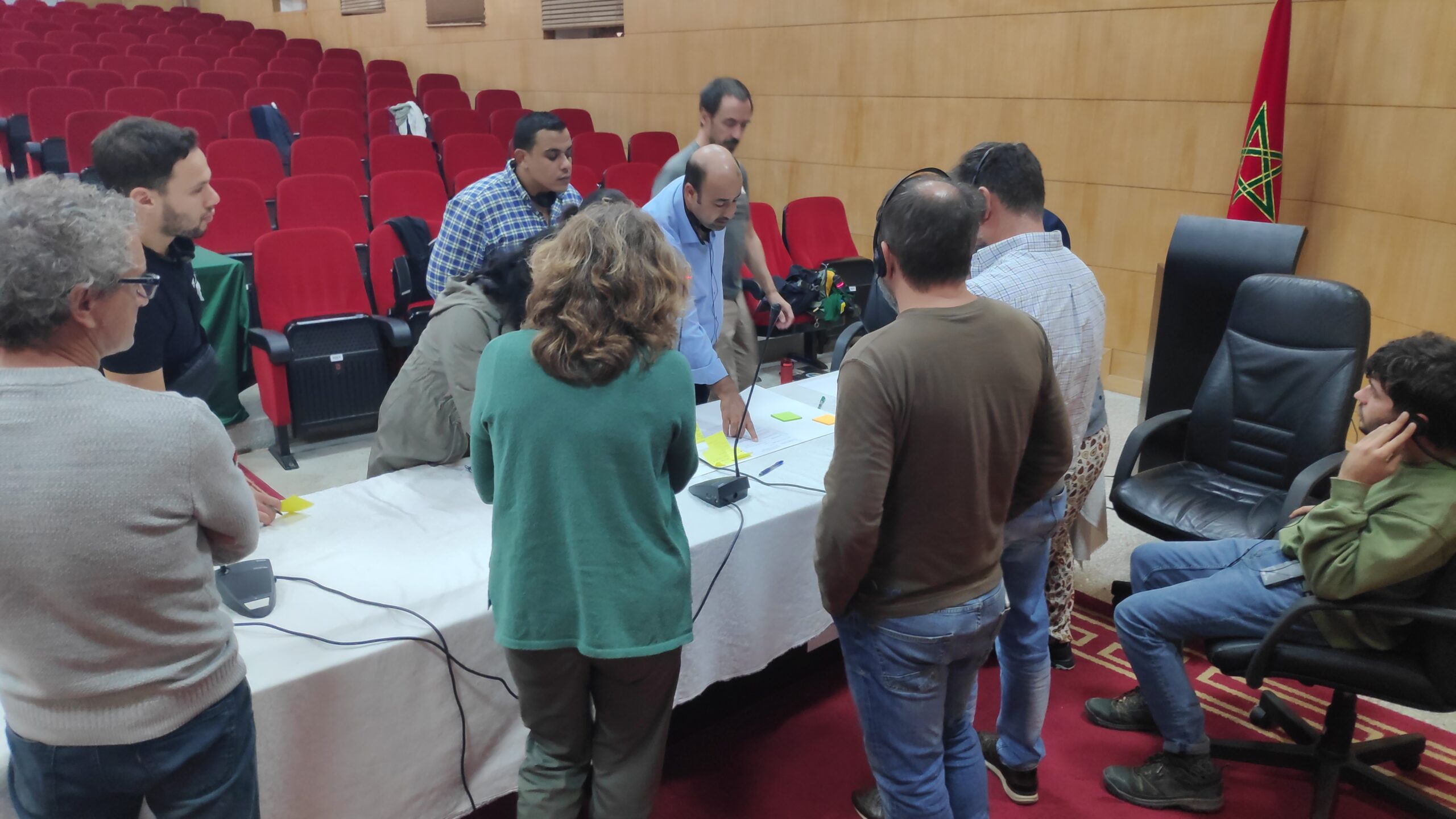 Trabajo en grupo durante una de las sesiones.