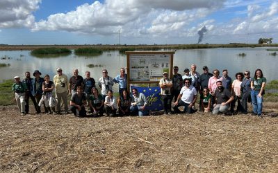 El Paraje Natural Brazo del Este, Sevilla, acoge la tercera reunión del comité asesor del proyecto